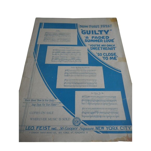 Vtg Sheet Music Piano Ukulele Save the last dance for me 1931 - Picture 4 of 4